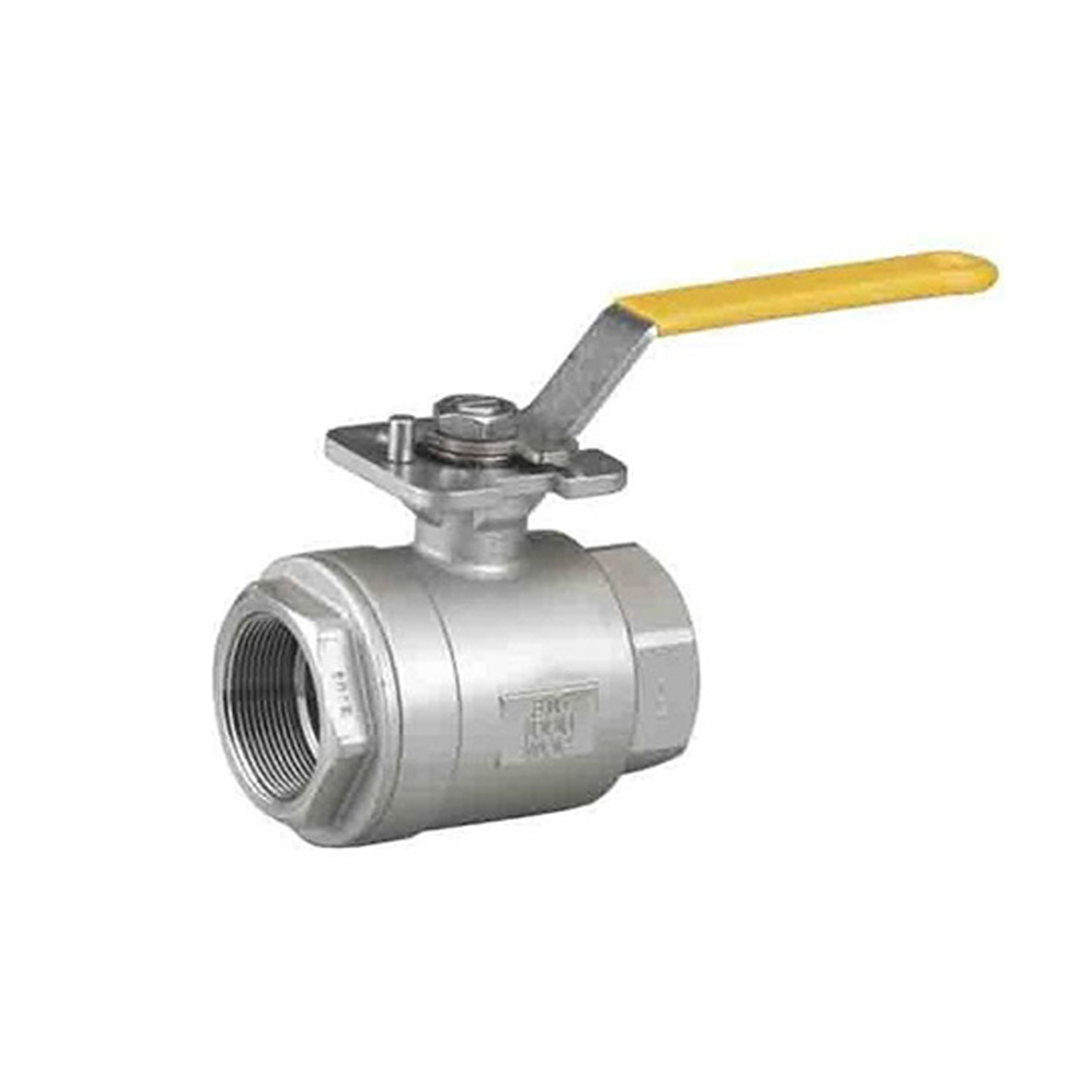dvodelna inox slavina sa postoljem za pneumatski aktuator