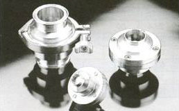 Stainless weldable check valve, clamp